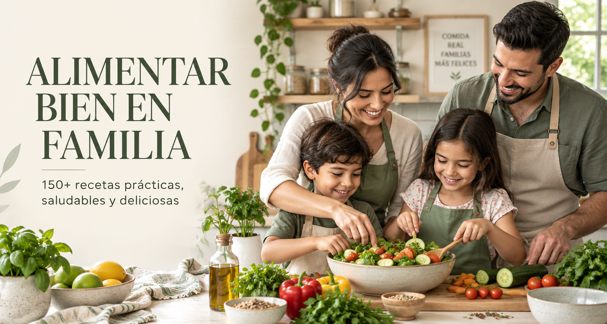 Colección Alimentar Bien en Familia con más de 150 recetas