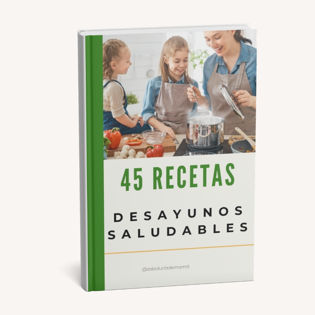Portada del recetario 45+ Desayunos Saludables